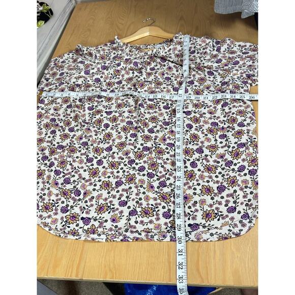 Women’s Plus Size 2X Blouses Floral Boho Ruffle Long Sleeve *Bundle of 2* - Picture 13 of 14